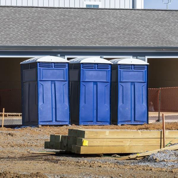 Heavy-duty construction site porta potty in Boone, North carolina